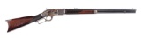 (A) Magnificent Documented Winchester First Model 1873 Deluxe Rifle (1877).