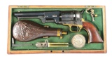 (A) Extremely Rare Cased Colt 3rd Model Dragoon Percussion Revolver.