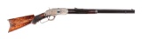 (A) Winchester 3rd Model 1873 Deluxe Lever Action Rifle (1887)