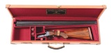 (C) Cased Winchester Model 21 12 Bore Double Barrel Shotgun With Case