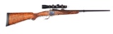 (M) Fine Dakota Arms Model 10 Deluxe Single Shot Rifle with Scope.
