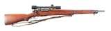 (C) U.S. Military Remington Model 03-A3 A4 Sniper Rifle with M84 Scope.