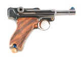 (C) John Martz Custom Baby Luger Semi-Automatic Pistol.