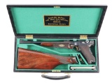(C) Cased 1902 Luger Carbine Semi-Automatic Pistol.