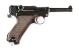 (C) Krieghoff 1937 Dated Luger Semi-Automatic Pistol.