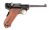 (C) DWM Model 1900 Test Eagle Luger Semi-Automatic Pistol.
