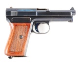 (C) High Condition Mauser Model 1914 Humpback Semi-Automatic Pocket Pistol.