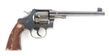 (C) Near New Colt New Service Flat Top Target Double Action Revolver (1923).