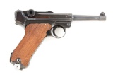 (C) German Police Mauser Banner P.08 Luger Semi-Automatic Pistol.