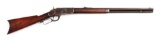 (A)First Model Winchester Model 1873 Lever Action Rifle (1877).
