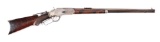 (A) Deluxe Winchester Model 1873 Lever Action Rifle.