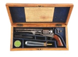 (A) Cased London Colt Model 1851 Black Navy Revolver.