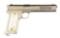 (C) Nickel Colt Model 1902 Military Model Semi-Automatic Pistol (1903).