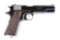 (C) Colt Commercial 1911 Semi-Automatic Pistol (1915).