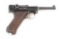 (C) German DWM Police Luger P.08 Semi-Automatic Pistol.