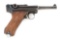 (C) Nazi Marked German Mauser 42 Code 1939 Dated Luger P.08 Semi-Automatic Pistol.