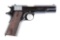 (C) Colt Model 1911 Commercial Semi-Automatic Pistol (1917).