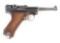 (C) Nazi Marked German Mauser P.08 1936 Dated S/42 Semi-Automatic Pistol.