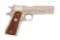 (M) Boxed Set Colt Model 1911 Government Model Series 70 Nickel .45 & Matching Conversion Kit (1975)