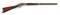 (A) Small Bore .22 Long Winchester Model 1873 Lever Action Rifle (1892).