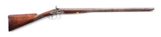 (A) Intriguing Doubled Barreled Percussion Shotgun by Andrew MacFarlane of New York.