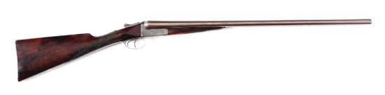 (A) English Boxlock Shotgun by Wilkes.