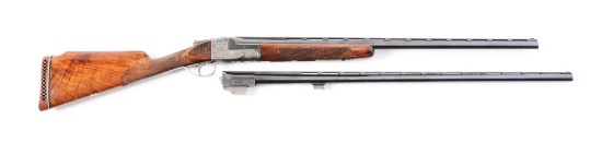(C) Ithaca  Grade 6E Knick Model Single Barrel Trap Shotgun with Extra Barrels.