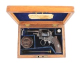 (A) Cased & Dealer Marked London Webley & Scott Pocket Revolver.