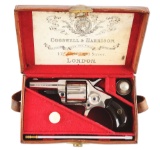 (A) Fine Cased London Proofed Colt New Line .41 Etched Panel Revolver (1877).