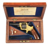 (A) Dealer Marked & Cased Cogswell & Harrison Tranter Patent Revolver.