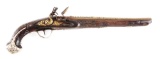 (A) Ottoman Silver-Mounted Flintlock Pistol.