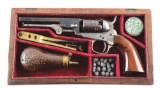 (A) Cased Colt Model 1849 Percussion Pocket Revolver (1860).