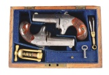 (A) Cased Pair of Colt 2nd Model Spur Trigger Deringers.