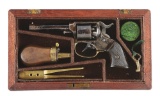 (A) Cased Remington Rider Pocket Percussion Revolver.
