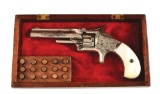 (A) Factory Engraved & Cased Smith & Wesson No. 1 Single Action Revolver.