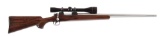 (M) Custom Built Remington 722 Heavy Bench Target Bolt Action Rifle.