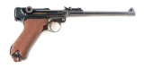 (C) DWM 1914 Artillary luger Semi-Automatic Pistol.