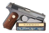 (C) Boxed Colt Model 1908 Semi-Automatic Pistol (1933).