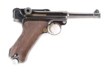 (C) Mauser K Date S/42 Code Luger Semi-Automatic Pistol.