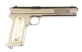 (C) Nickel Colt Model 1902 Military Model Semi-Automatic Pistol (1903).