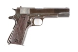 (C) Colt Model 1911A1 U.S. Army Semi-Automatic Pistol (1942).