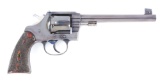 (C) Colt Flat Top New Service Target Double Action Revolver.