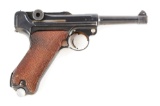 (C) Nazi Marked Mauser S/42 Luger P.08 Semi-Automatic Pistol.