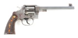 (C) Colt New Service Target .455 Double Action Revolver.