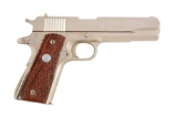 (M) Boxed Set Colt Model 1911 Government Model Series 70 Nickel .45 & Matching Conversion Kit (1975)