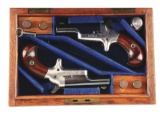 (C) Cased Pair of British Proofed Colt 3rd Model Deringer Pistols.
