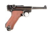 (C) Nazi Marked 42 Date byf Code Luger Semi-Automatic Pistol.