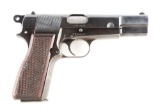 (C) Nazi Marked FN Browning Hi-Power Semi-Automatic Pistol.