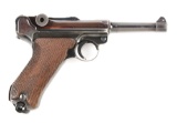 (C) Nazi Marked German Mauser byf Luger P.08 Semi-Automatic Pistol.