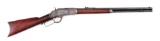 (A) Winchester Model 1873 Lever Action Rifle.